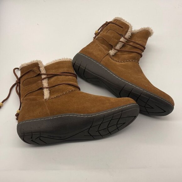 Skechers 49334 Women’s Slip-On Shoes – Size 8.5 – Chestnut Suede - Picture 11 of 12